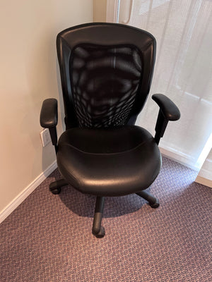 Black Leather Office Chair