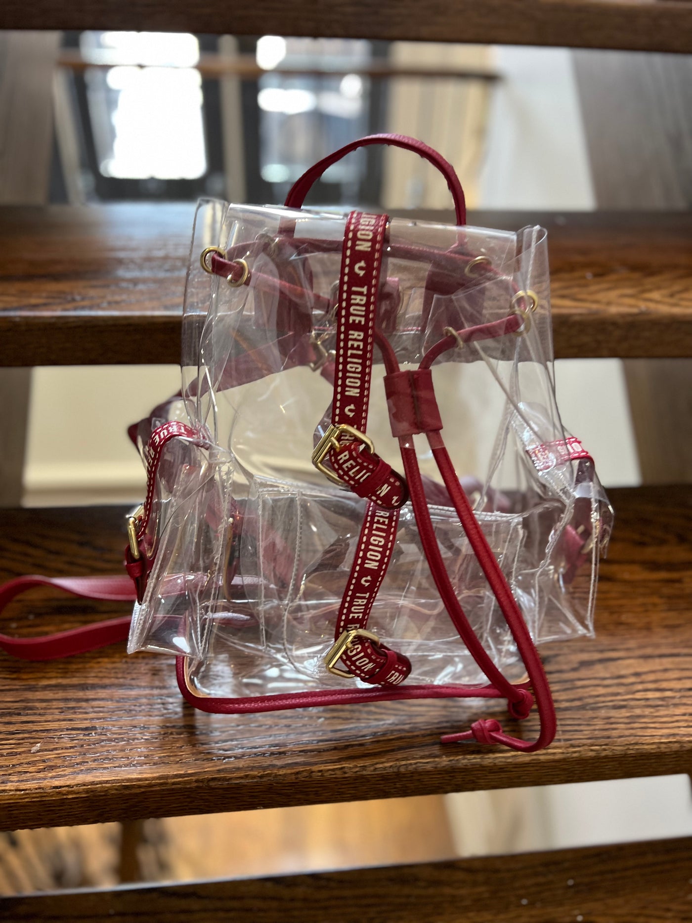 Clear true religion backpack Clearance