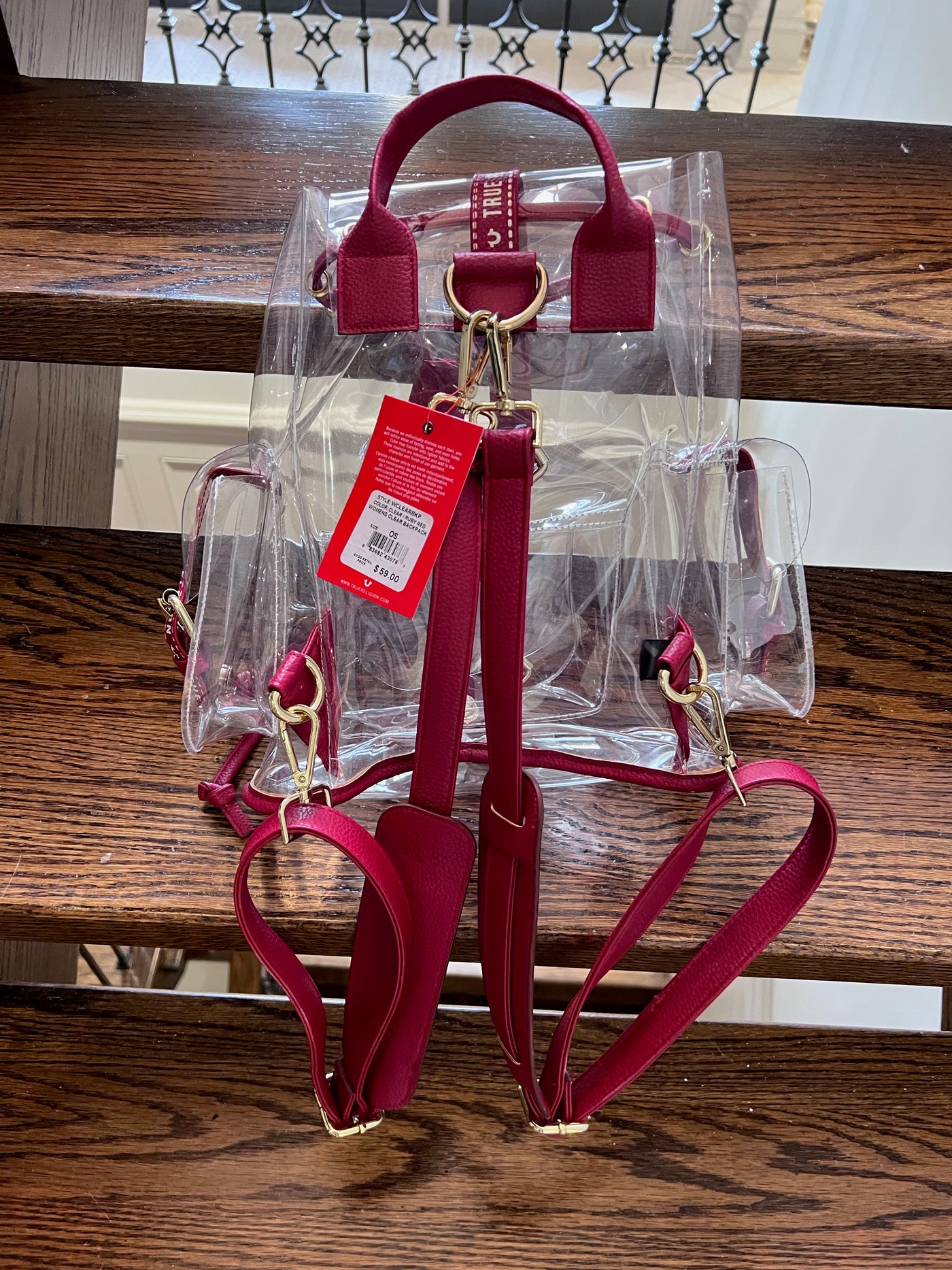 Clear true religion backpack Clearance