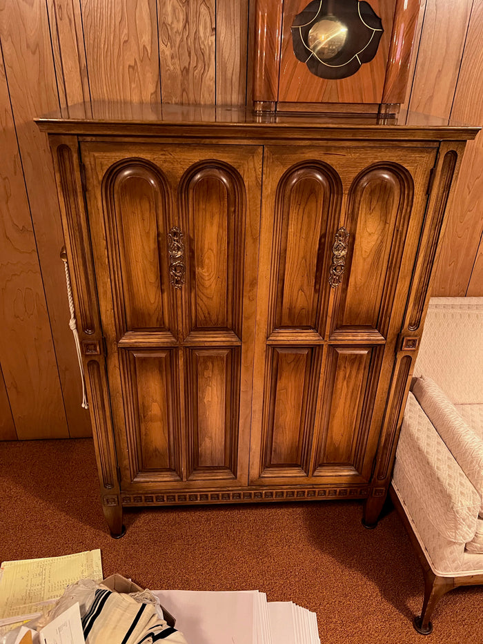 Vintage Wood Armoire