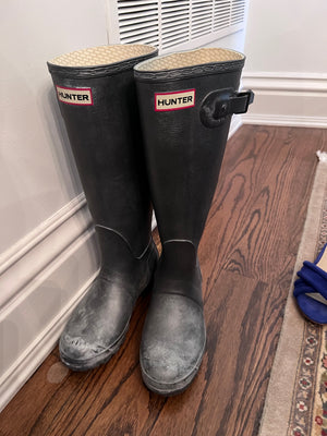 Hunter Carnaby Lizard Tall Boots- Size 6