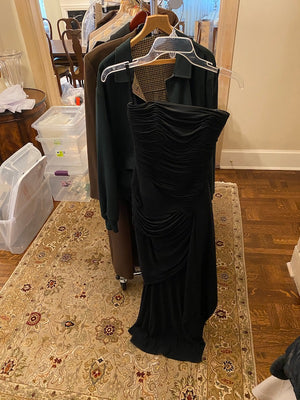 Women's 100% Silk Wayne Clark Black Dress, Size 4