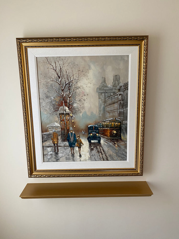 Framed Oil Painting by Ferrar