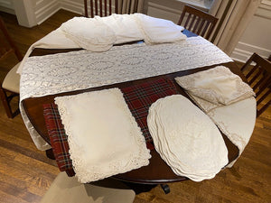 Vintage Table Runner and Placemat Lot