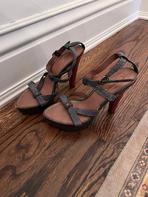 UGG Collection Heels Sandals- Size 6.5