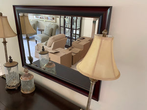 'Elegant Mirror', Wood