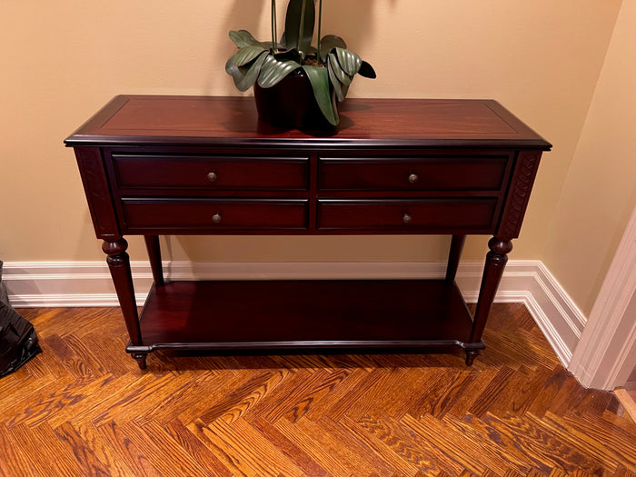 Bombay Company 4 Drawer Console Table