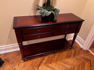 Bombay Company 4 Drawer Console Table