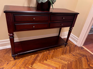Bombay Company 4 Drawer Console Table