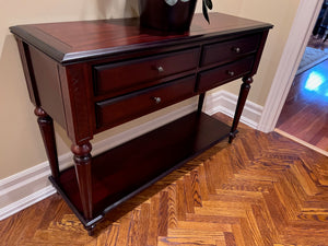 Bombay Company 4 Drawer Console Table