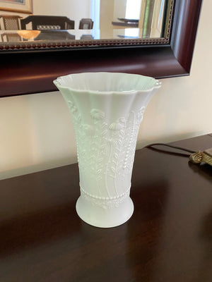 White Kaiser Glazed Vase