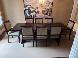 Gluckstein Home Dining Table + 8 Chairs