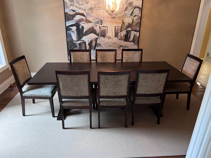 Gluckstein Home Dining Table + 8 Chairs