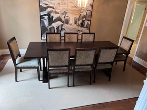Gluckstein Home Dining Table + 8 Chairs