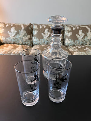 Decanter + 4 Glasses