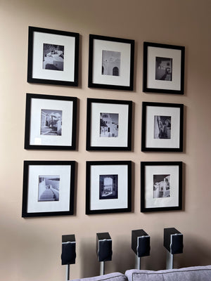 Set of 9 Framed Artistic Photographs, in Greece