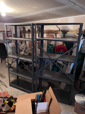 2 Metal Storage Racks