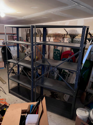 2 Metal Storage Racks