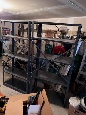 2 Metal Storage Racks