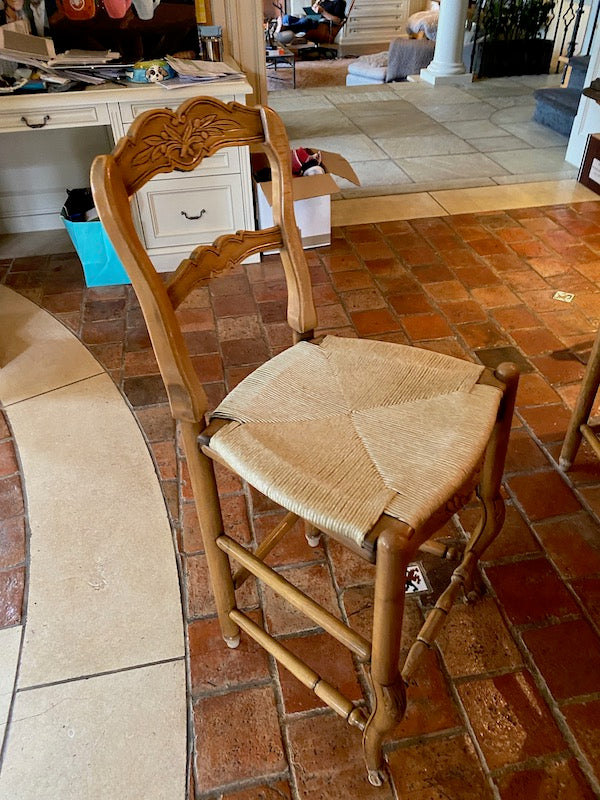 Custom made hotsell wood bar stools