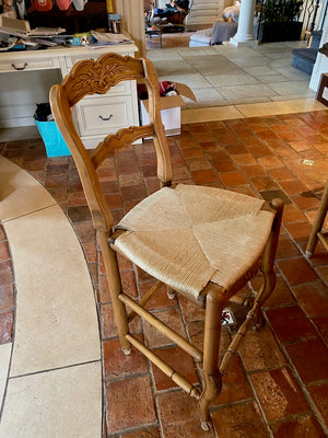4 Custom Made Solid Wood Bar Stools (*price is PER BAR STOOL)