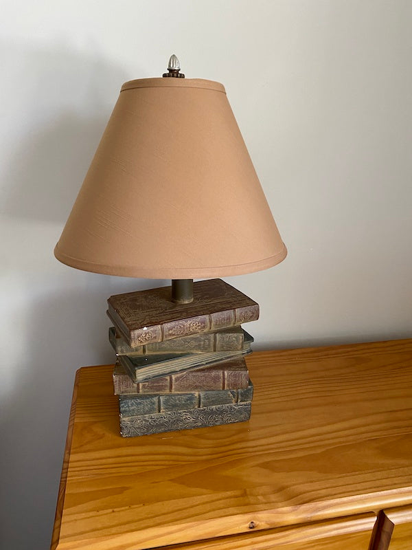 Stacked Books Table Lamp