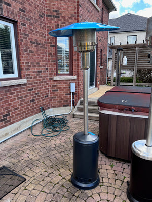 87-inch Outdoor Propane Patio Heater- Grey