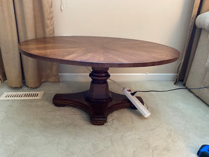 "Henredon" Oval Shaped Coffee Table