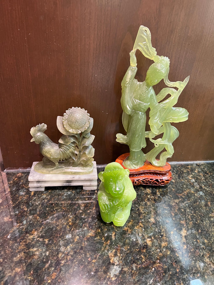 Green Jade Decor Lot