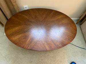 "Henredon" Oval Shaped Coffee Table
