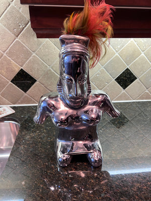 Chrome Metal Statue