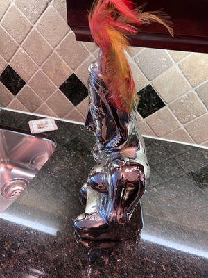 Chrome Metal Statue