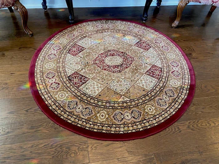 Area Rug Shop- Grace Round 5 x 5 Rug