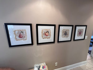 4 Fruit Prints by Peggy Waly