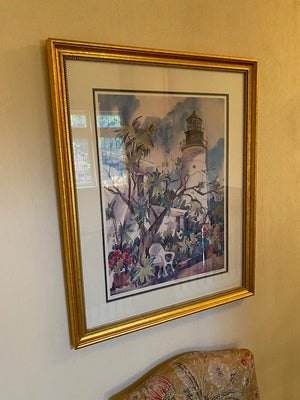 Signed & Numbered Print by Peter L. Spataro- "Key West Light"