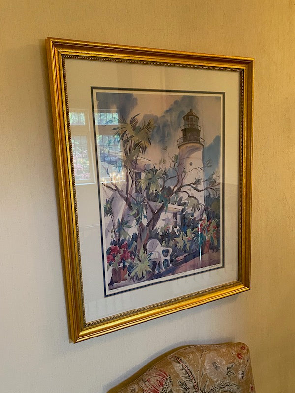 Signed & Numbered Print by Peter L. Spataro- "Key West Light"