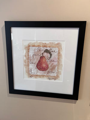 4 Fruit Prints by Peggy Waly