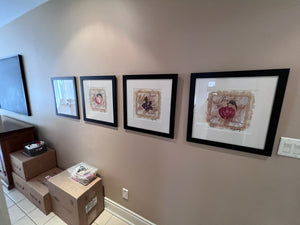 4 Fruit Prints by Peggy Waly