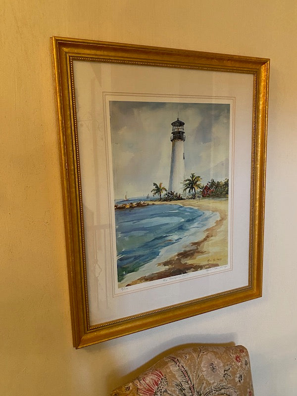 Signed & Numbered Print by Renee MacMurray- "Key Biscayne Light"