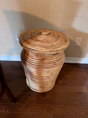 Bamboo Style Basket