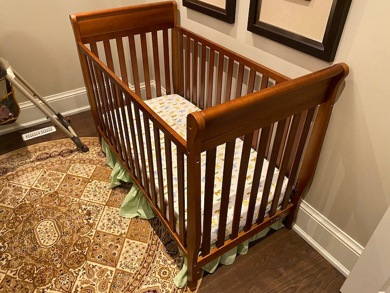 Graco brown crib deals