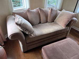'Biltmore' Brown Upholstered Sofa