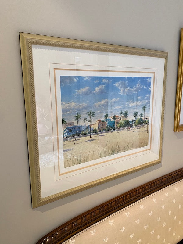 Signed & Numbered Print by S.C. Sabina- "Miami's South Beach"