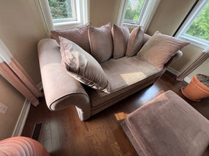 'Biltmore' Brown Upholstered Sofa