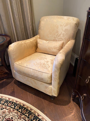 "Home Fashions International" Yellow Upholstered Chair