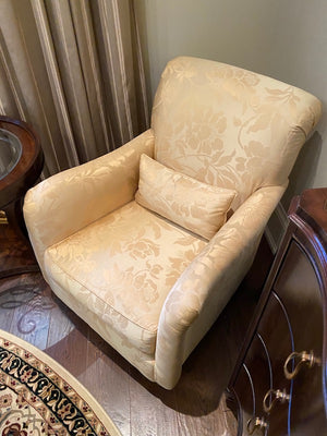 "Home Fashions International" Yellow Upholstered Chair