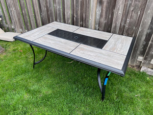 Ceramic tile tabletop- Patio Dining Table