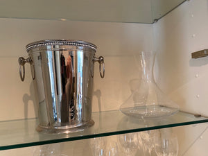 Ice Bucket & Decanter Lot