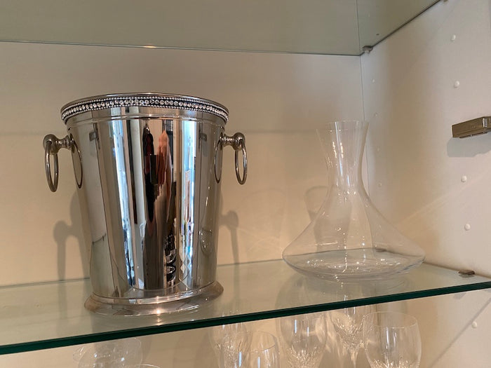 Ice Bucket & Decanter Lot