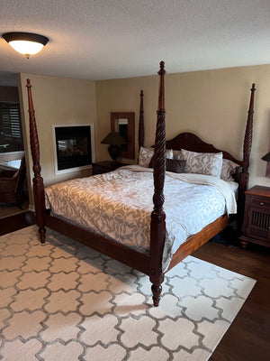 Ethan Allen 'Montego' Four Poster King Bed